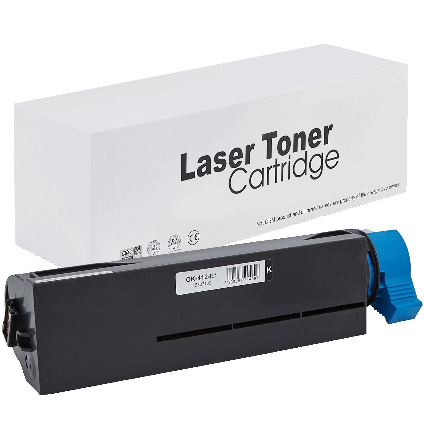 Kompatibel zu OKI 45807102 Toner Black