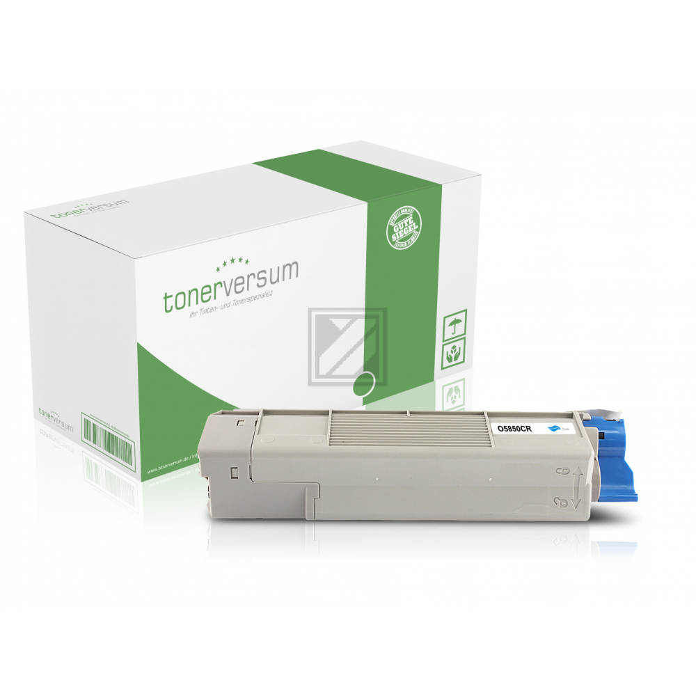 Tonerversum Toner-Kit cyan (102980) ersetzt 43865723