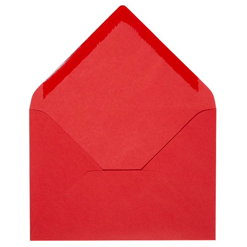 artoz Briefumschläge Mosaic DIN B6 ohne Fenster feuerrot nassklebend 20 St.