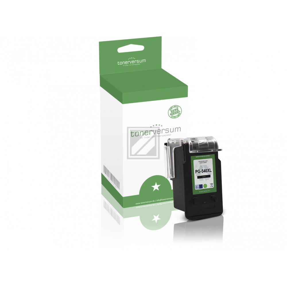 Tonerversum Tintenpatrone schwarz HC (100318) ersetzt PG-540XL
