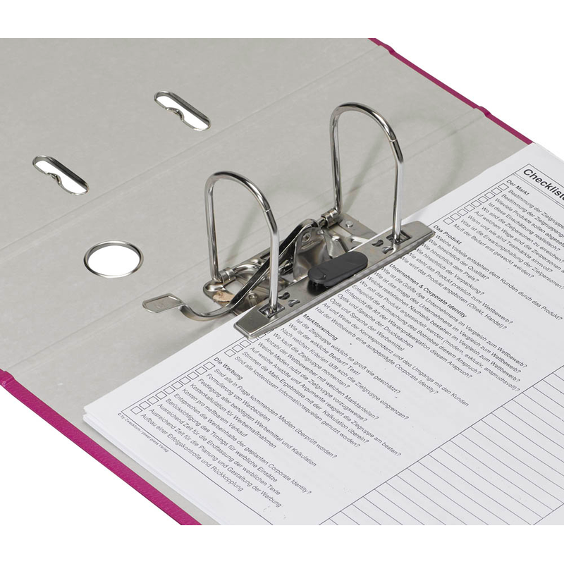 bene No.1 Power Ordner brombeer Kunststoff 8,0 cm DIN A4, 1 St.