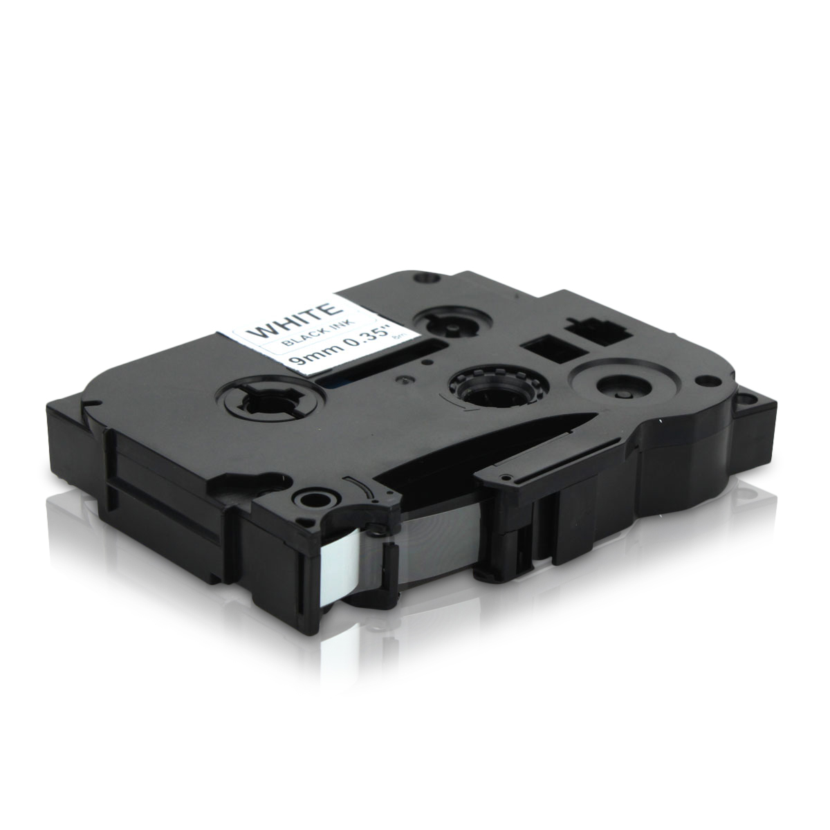 Kompatibel zu Brother TZe-221 P-Touch Schriftband 9mm schwarz/weiss