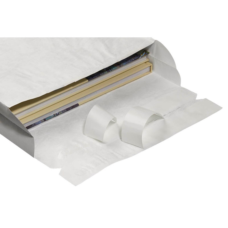 BONG Faltentaschen Tyvek® E-Commerce ca. DIN B4 ohne Fenster weiß mit 5,0 cm Falte, 50 St.