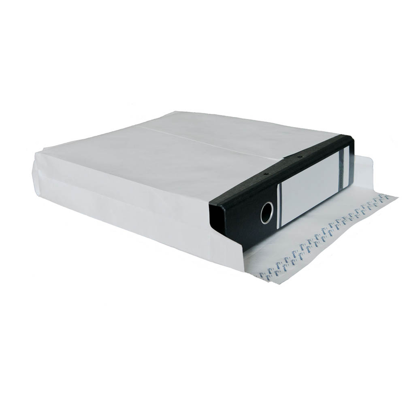 BONG Faltentaschen Tyvek® Expander ca. DIN C4 ohne Fenster weiß mit 7,0 cm Falte, 50 St.