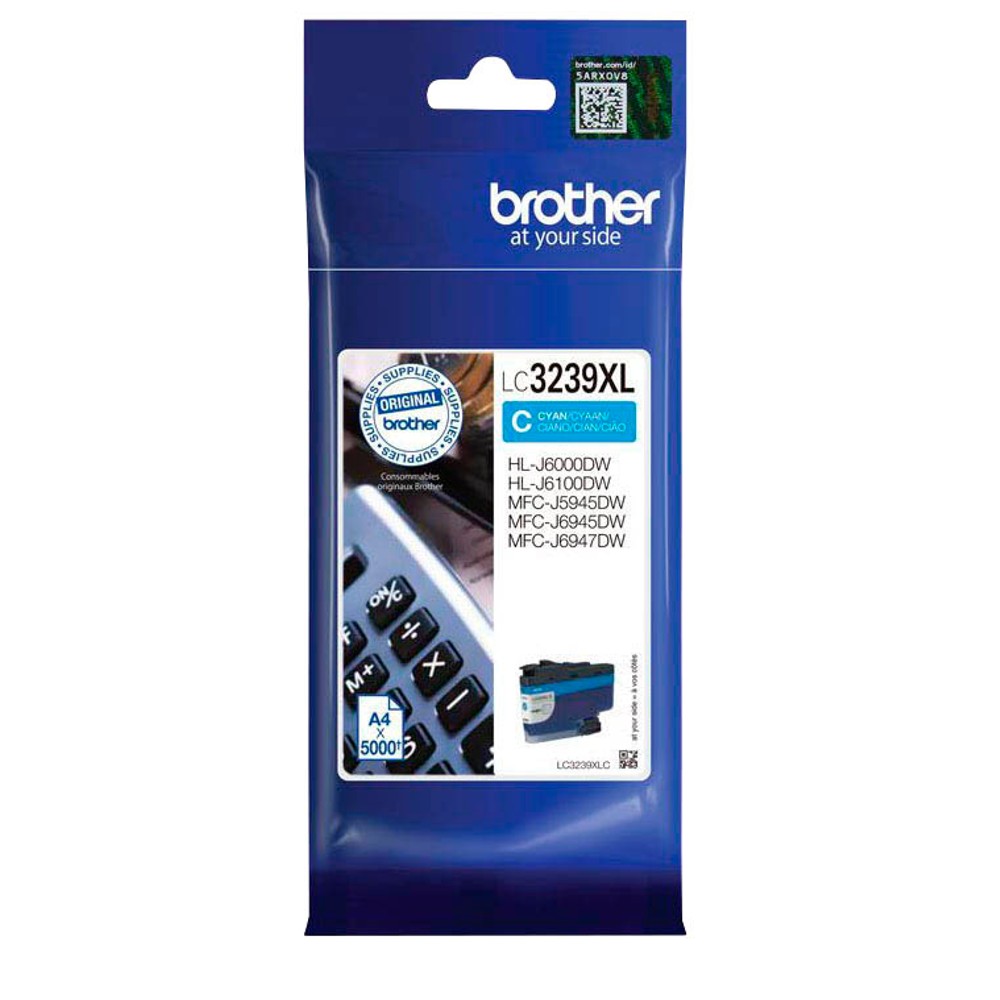 Brother Tintenpatrone cyan HC (LC-3239XLC)