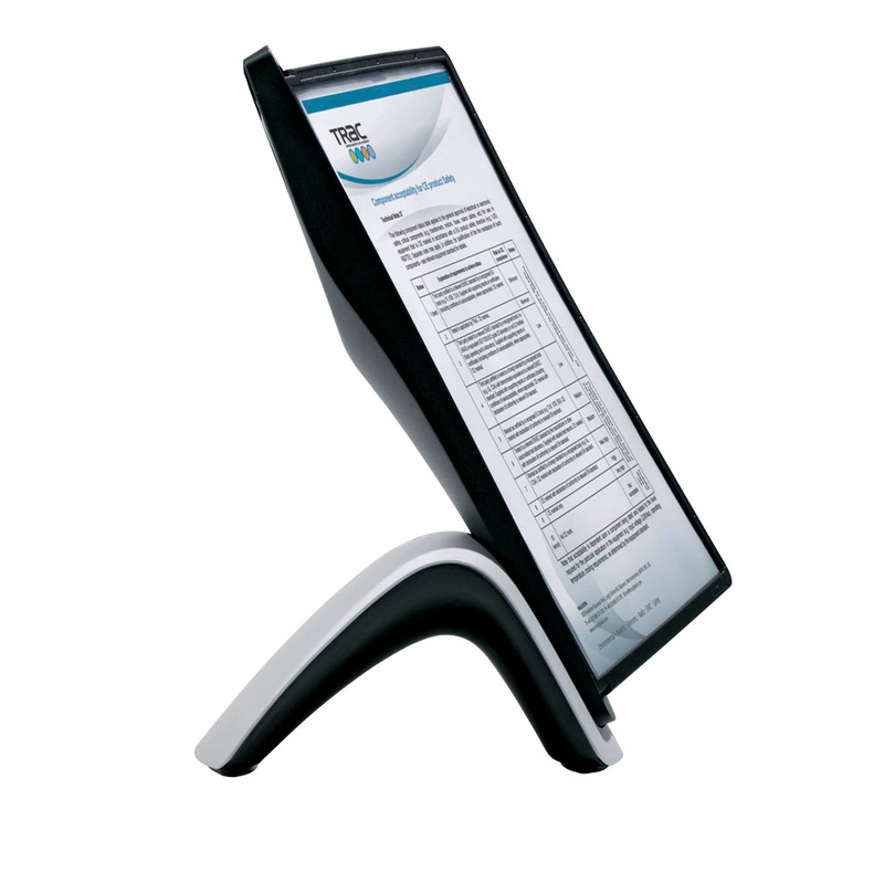 DURABLE Sichttafelsystem SHERPA STYLE TABLE 10 585501 DIN A4 schwarz mit 10 St. Sichttafeln, 1 St.