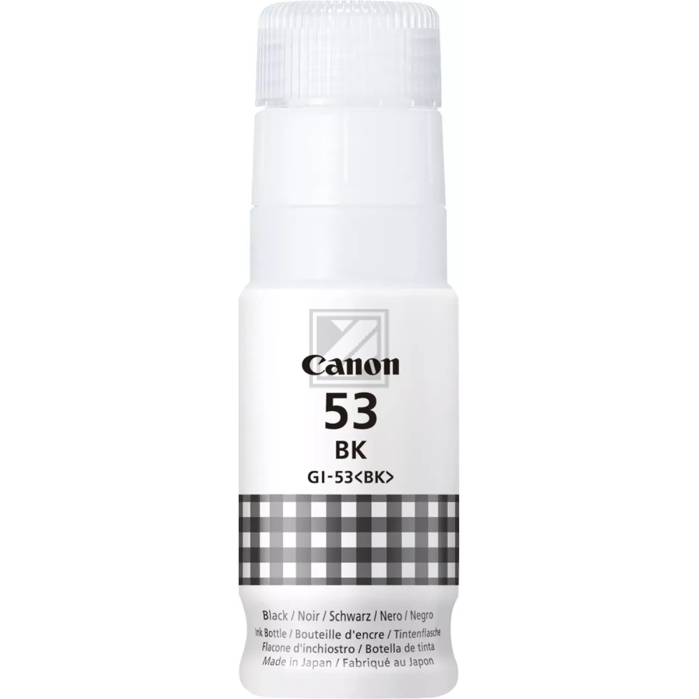 Canon Tintennachfüllfläschchen schwarz (4699C001, GI-53BK)