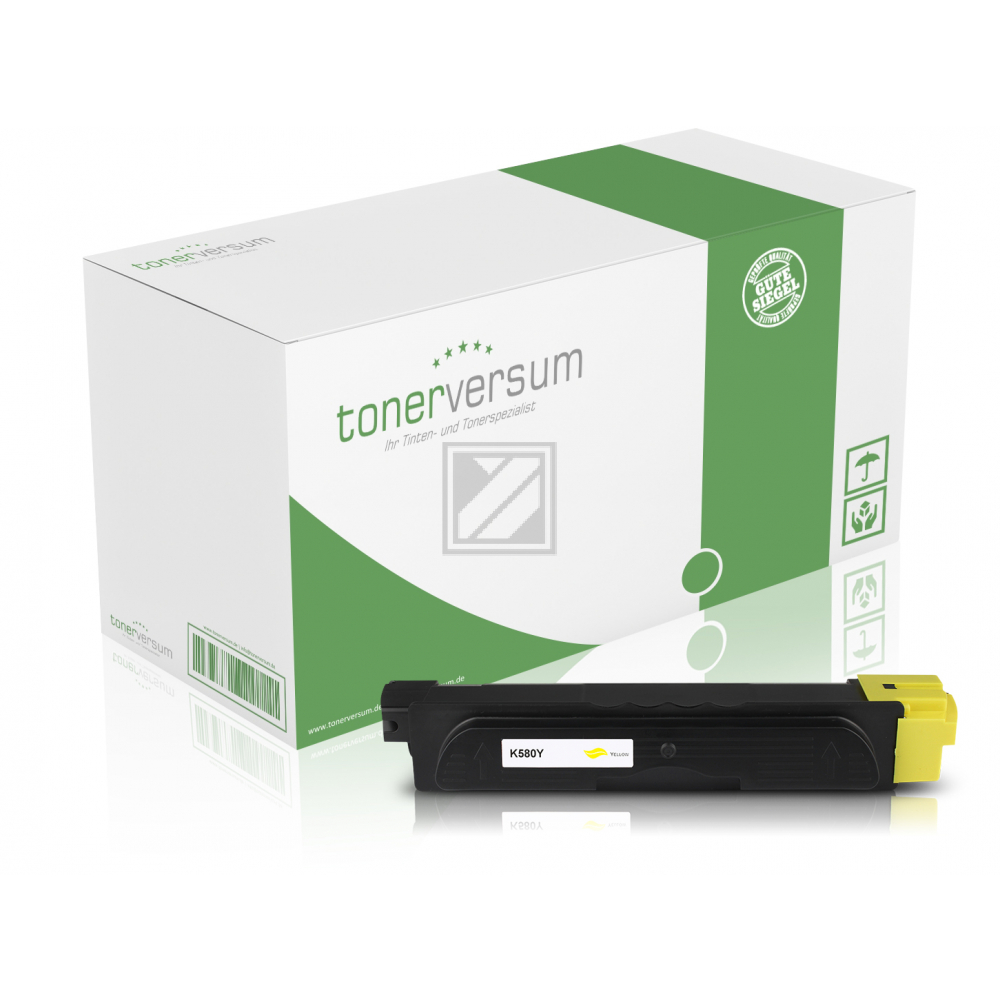 Tonerversum Toner-Kit gelb (102451) ersetzt TK-580Y
