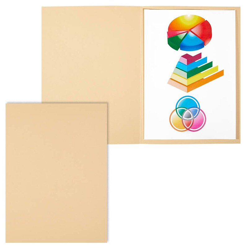 ELBA Aktendeckel Smart Line DIN A4 chamois, 100 St.