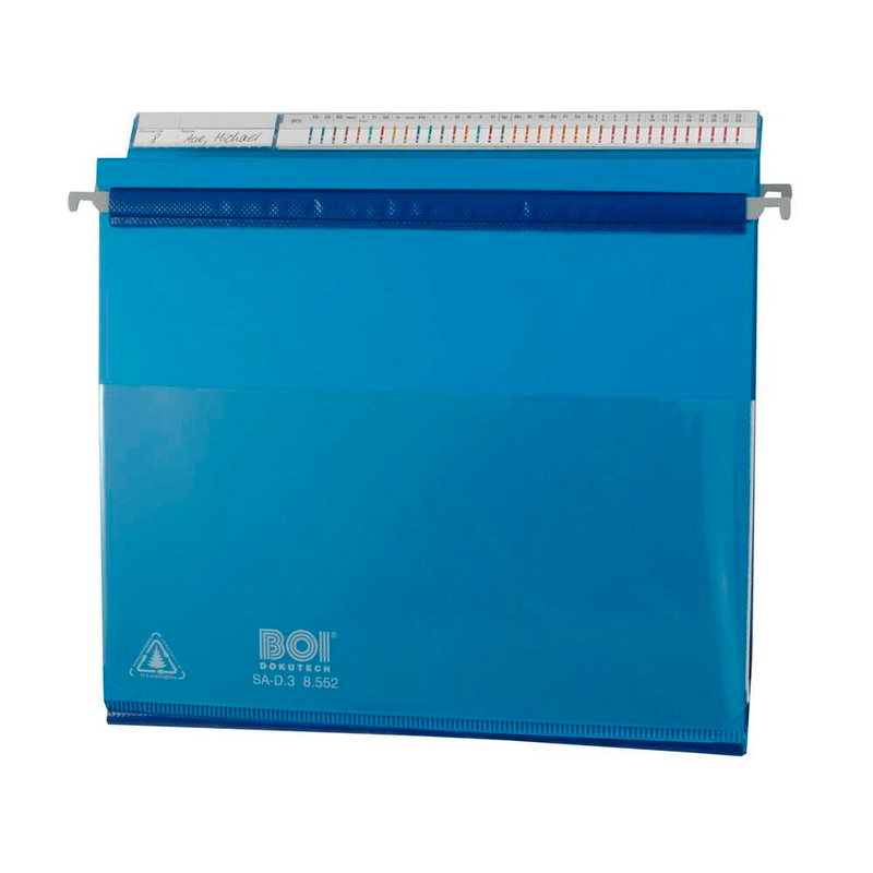 BOI 3-Deckel Patienten-Dokumentationsmappe 2-Ringe blau, 10 St.