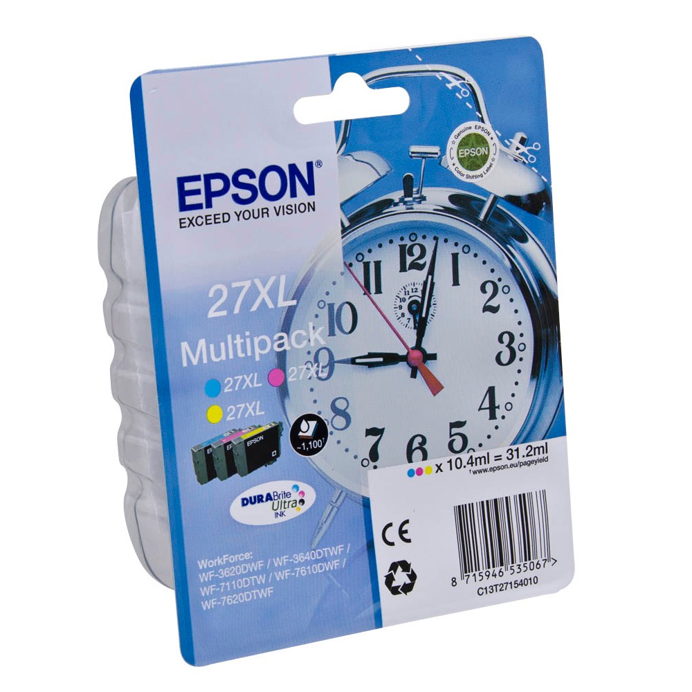 Epson 27 XL / C13T27154012 Tinten Multipack (3er Set)
