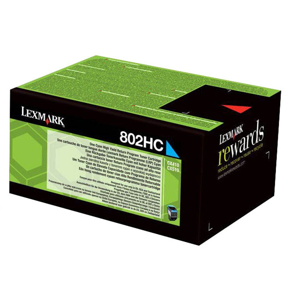 Lexmark 80C2HC0 / 802HC Toner Cyan