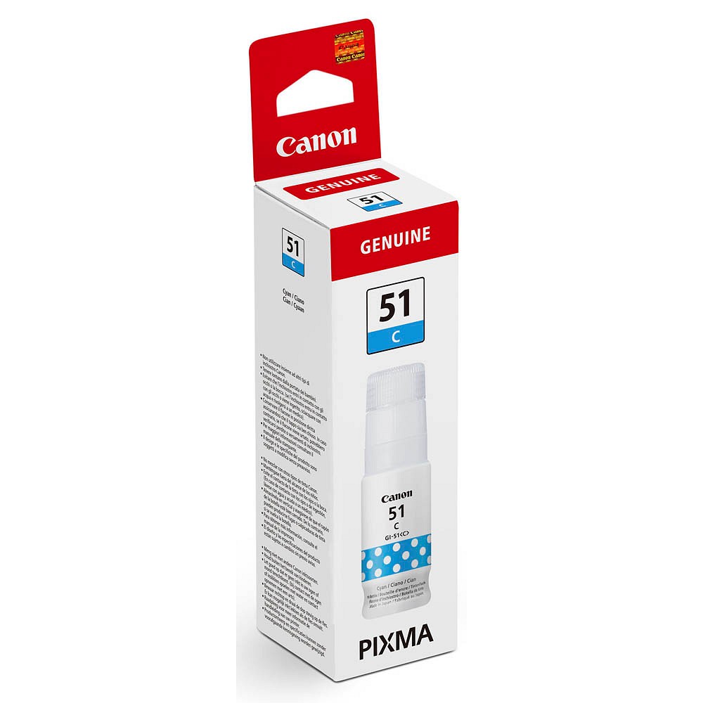 Canon Tintennachfüllfläschchen cyan (4546C001, GI-51C)
