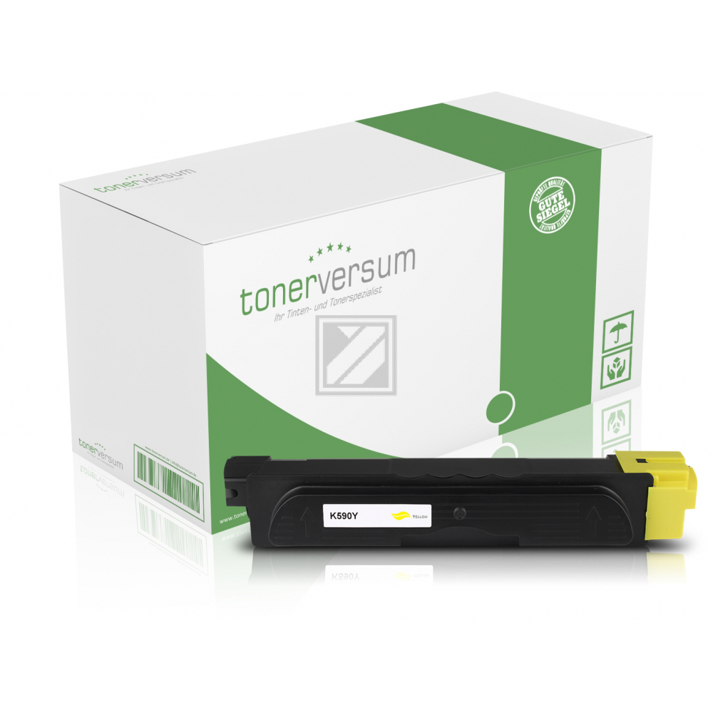 Tonerversum Toner-Kit gelb (102418) ersetzt TK-590Y