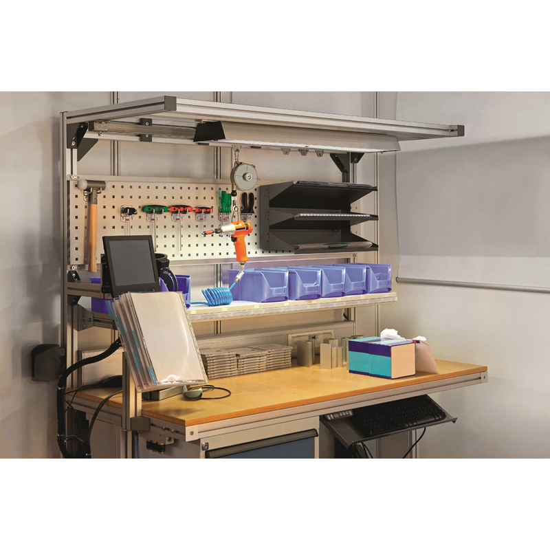 DURABLE Sortierstation schwarz mit 3 Fächern