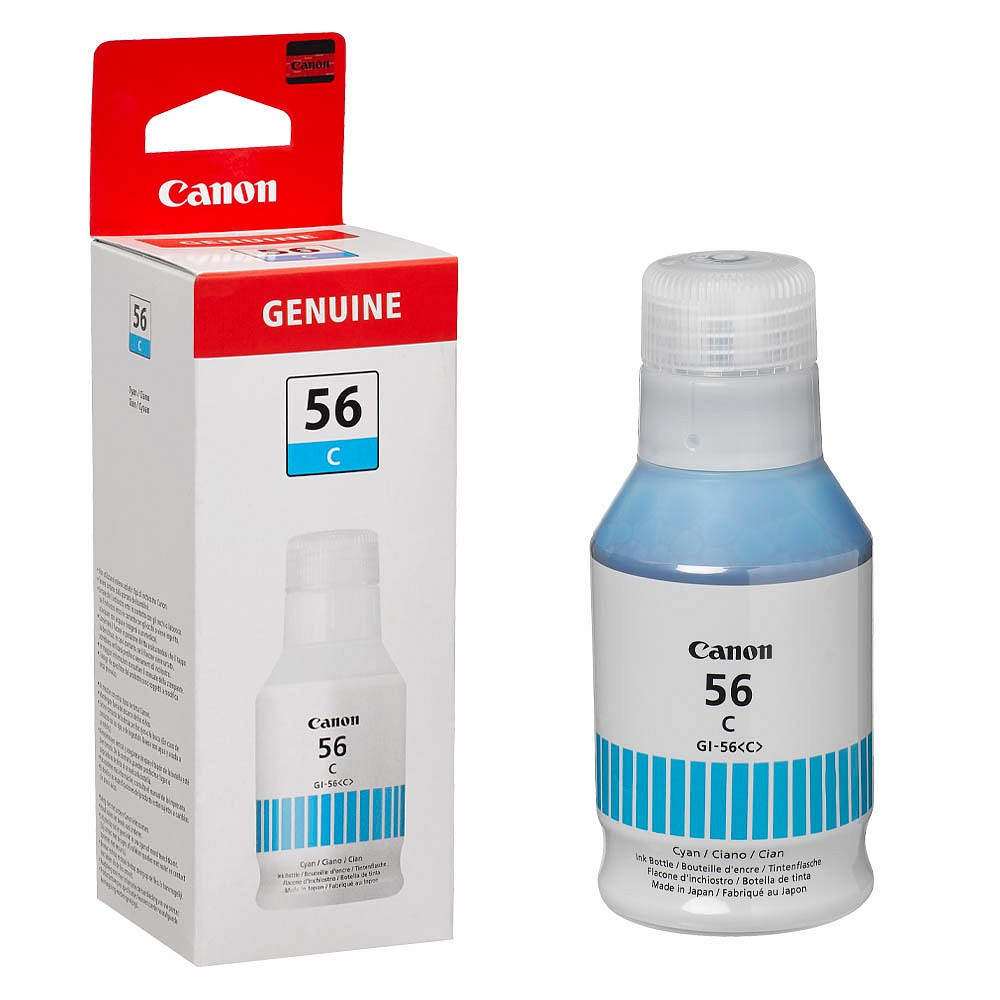Canon Tintennachfüllfläschchen cyan (4430C001, GI-56C)