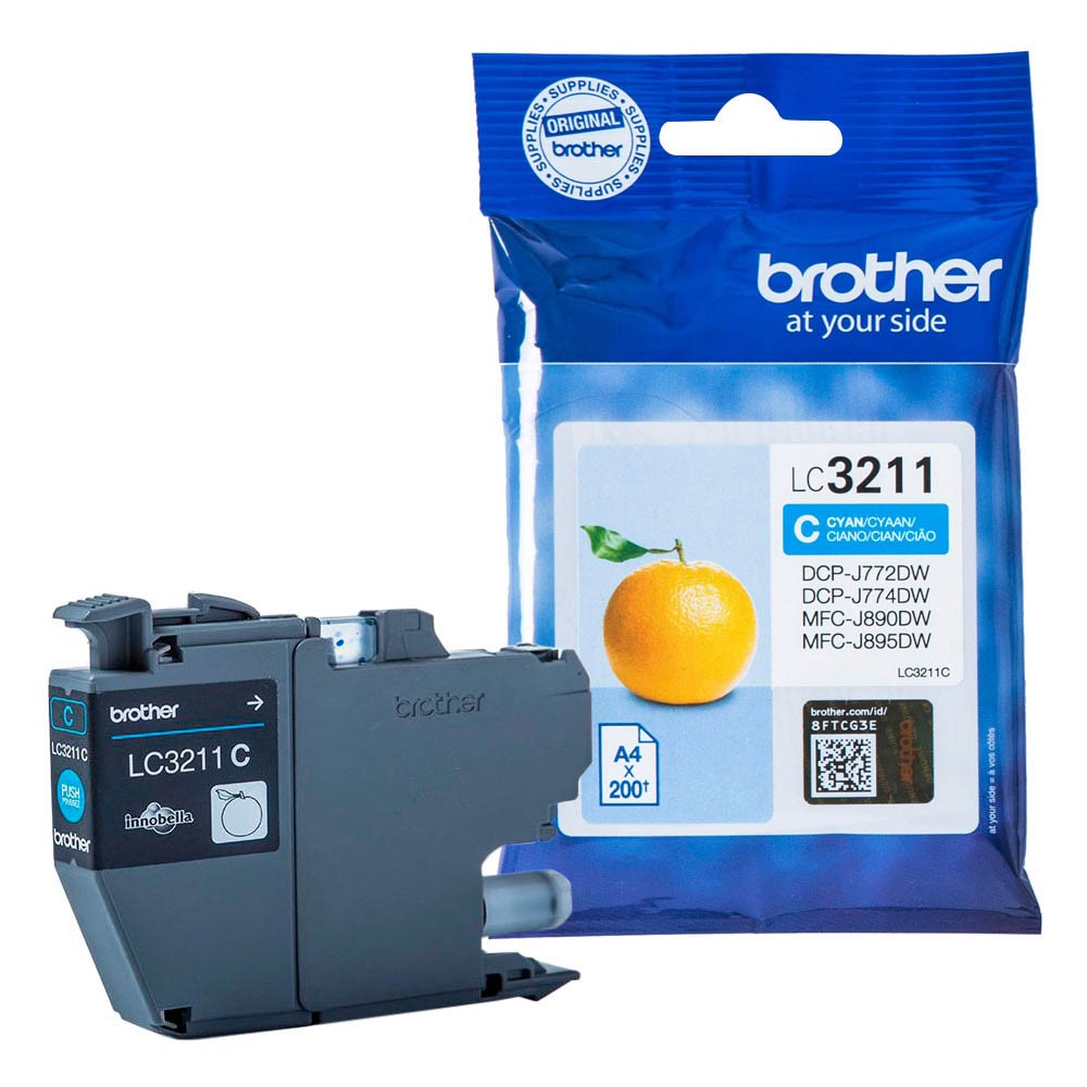 Brother LC-3211C Tinte Cyan