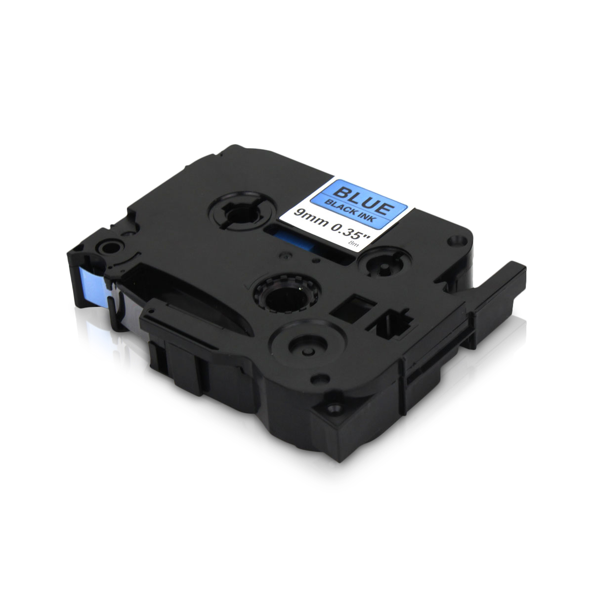 Kompatibel zu Brother TZe-521 P-Touch Schriftband 9mm schwarz/blau