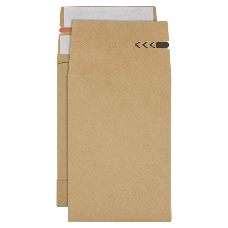 BONG Faltentaschen e-Green ca. DIN C5 ohne Fenster braun mit 4,0 cm Falte, 250 St.