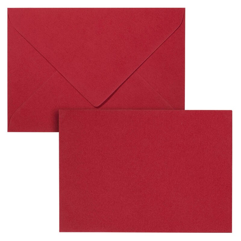 artoz Faltkarten mit Briefumschlägen Mosaic 943601-487 weinrot DIN B6, 10 St.