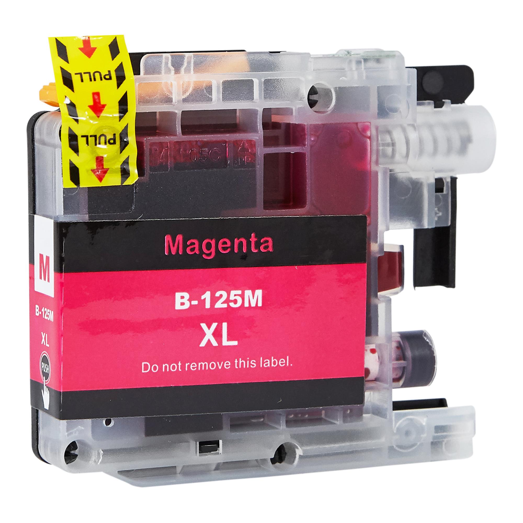 Kompatibel zu Brother LC-125XLM Tinte Magenta