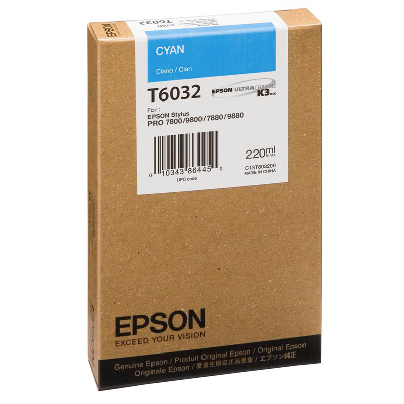 Epson Tintenpatrone cyan HC (C13T603200, T6032)