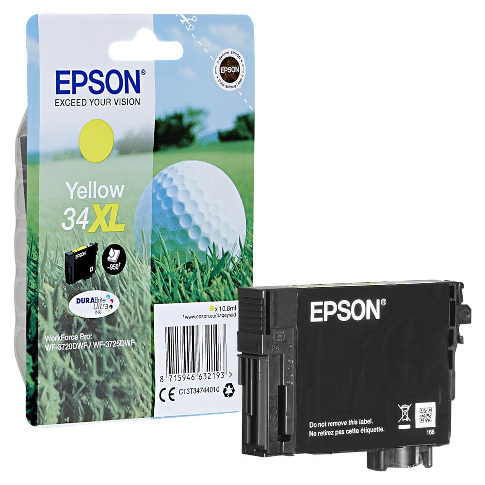 Epson 34 XL / C13T34744010 Tinte Yellow