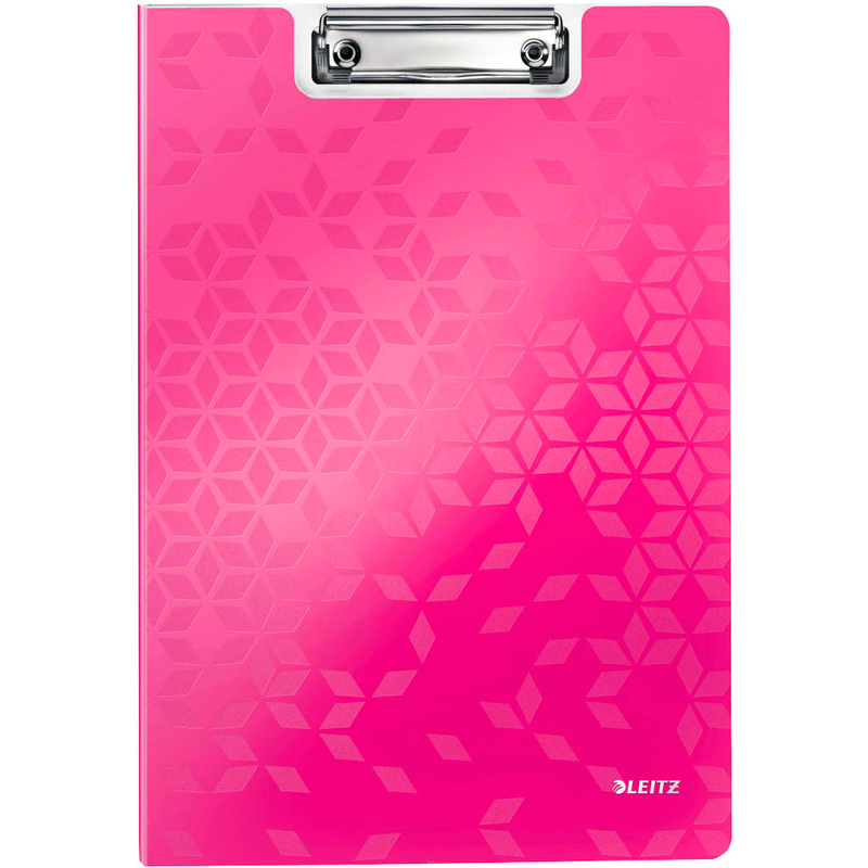 LEITZ Klemmbrettmappe WOW 4199 DIN A4 pink Kunststoff, 1 St.