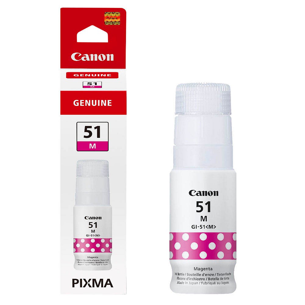 Canon Tintennachfüllfläschchen magenta (4547C001, GI-51M)