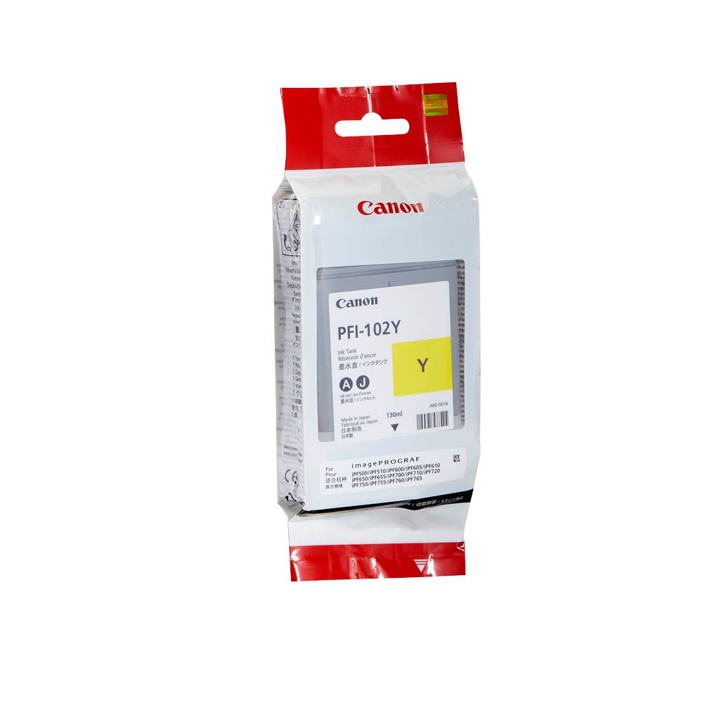 Canon PFI-102Y / 0898B001 Tinte Yellow