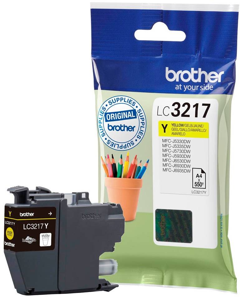 Brother Tintenpatrone gelb (LC-3217Y)
