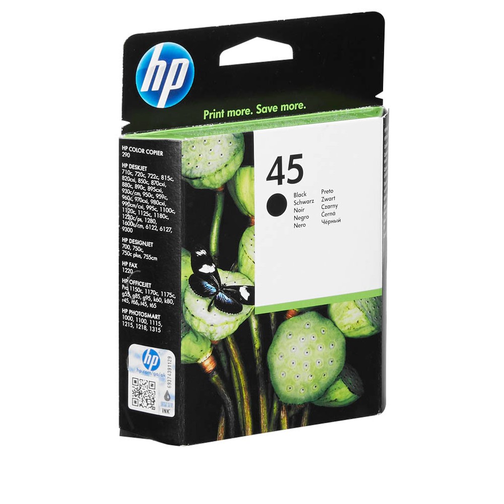 HP 45 / 51645AE Tinte Black