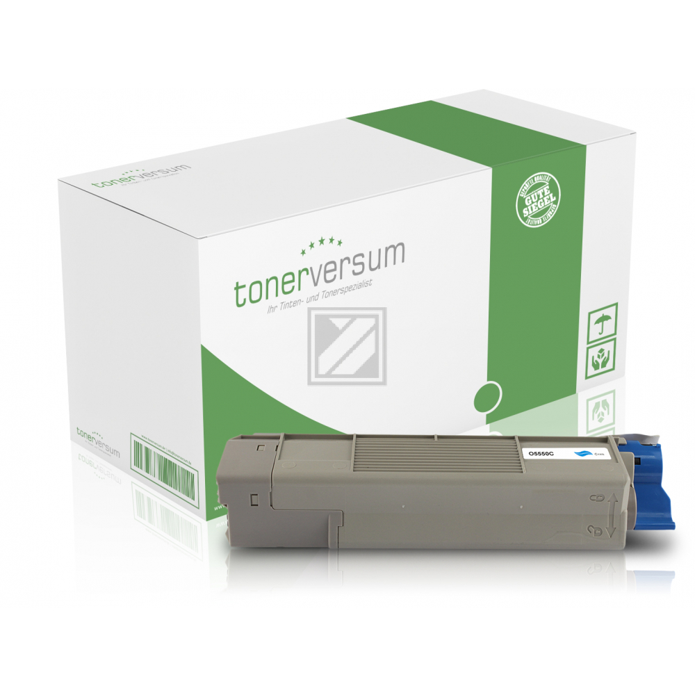 Tonerversum Toner-Kit cyan (102965) ersetzt 43324423
