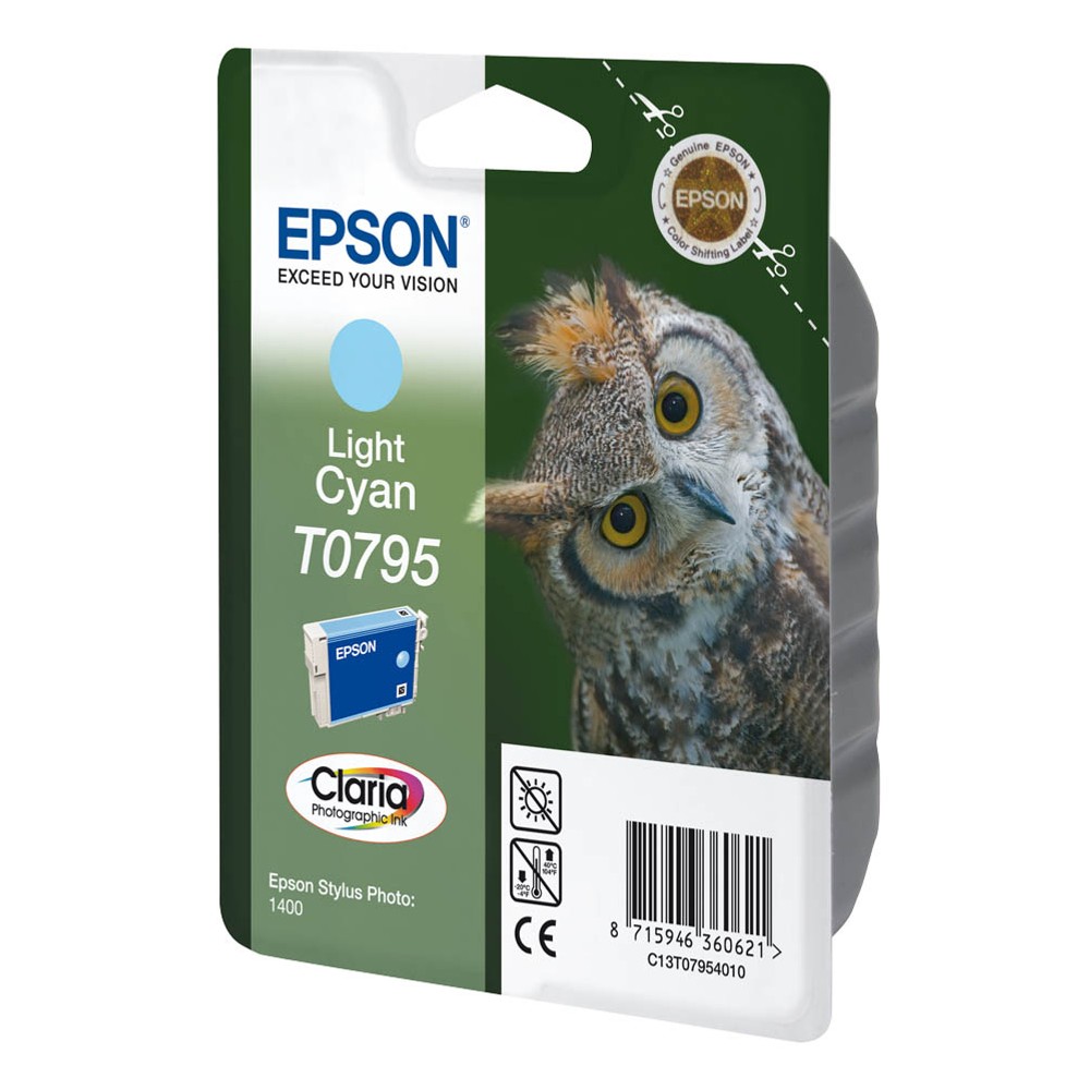 Epson Tintenpatrone cyan light (C13T07954010, T0795)