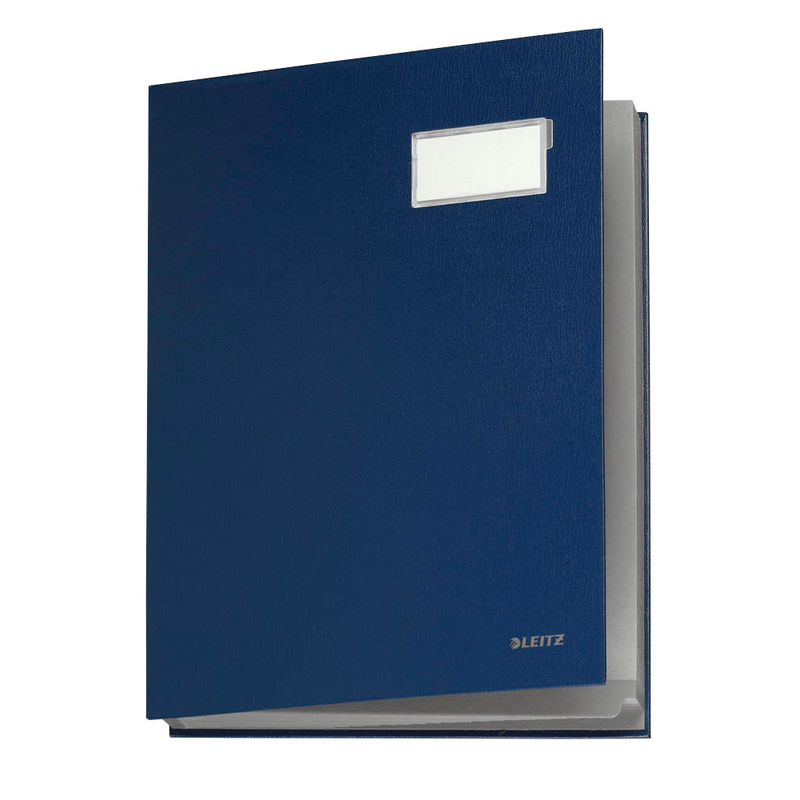 LEITZ Unterschriftenmappe Unterschriftenmappe 5700 20 Fächer blau, 1 St.
