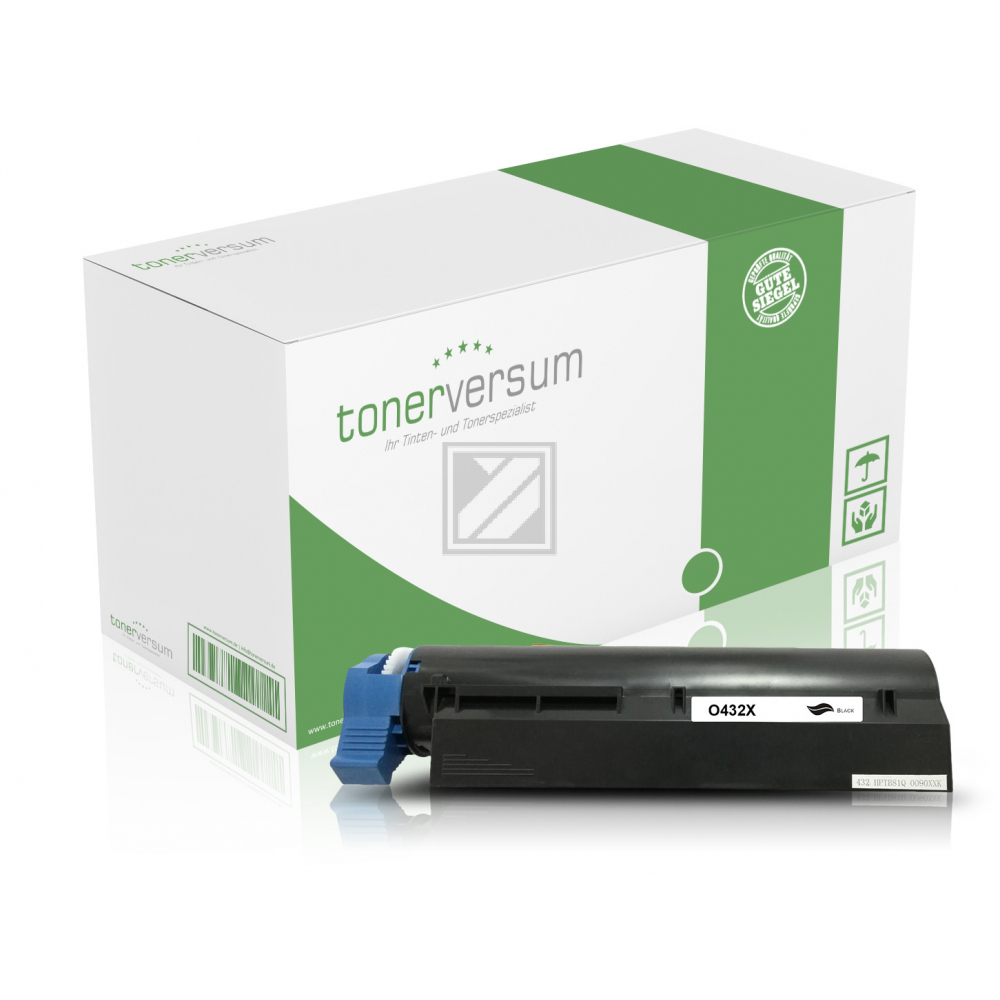 Tonerversum Toner-Kit schwarz HC plus (TV104438) ersetzt 45807111