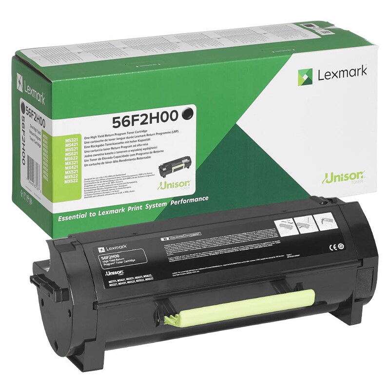 Lexmark Toner-Kartusche Return Program schwarz HC (56F2H00)