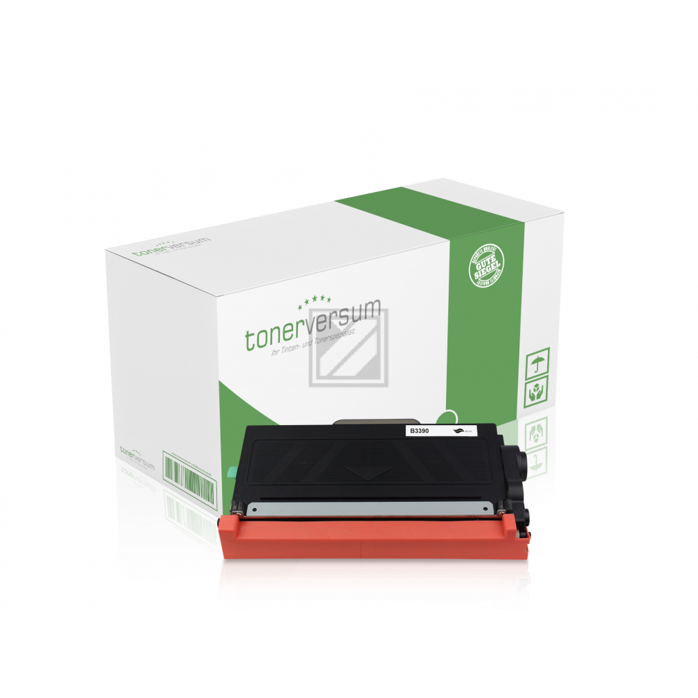 Tonerversum Toner-Kartusche schwarz HC plus (101084) ersetzt TN-3390