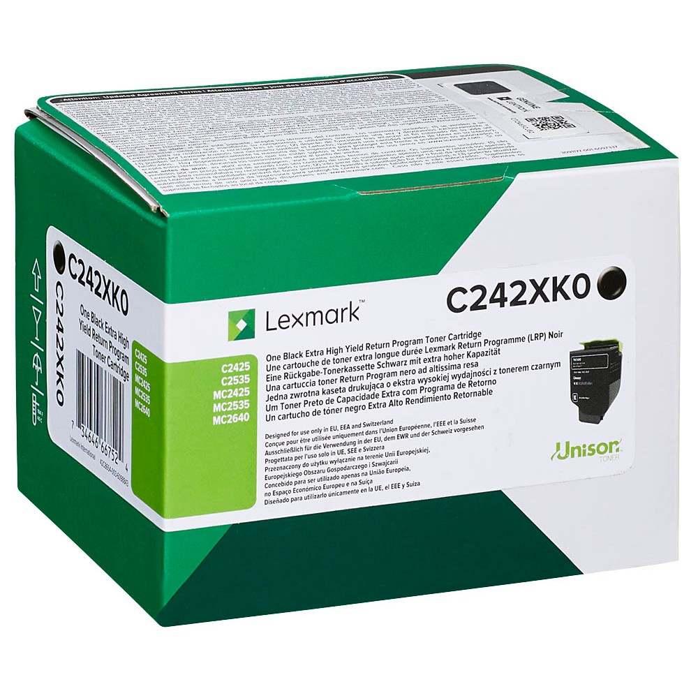 Lexmark C242XK0 Toner Black