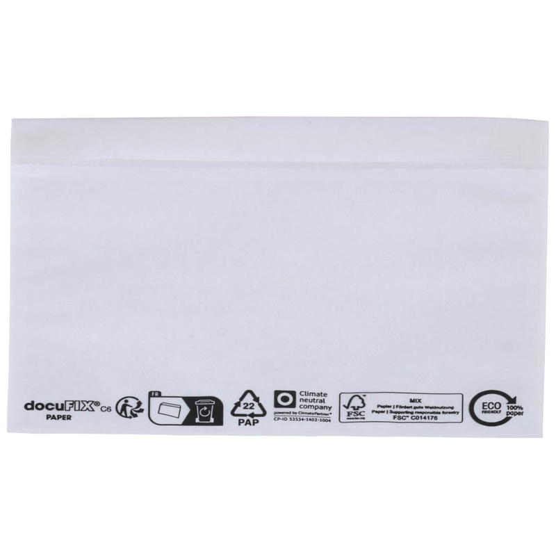 docuFIX® PAPER Lieferscheintaschen Papier DIN C5 250 St.