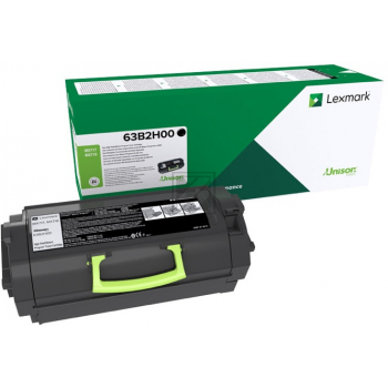 Lexmark Toner-Kartusche Return Program schwarz HC (63B2H00)