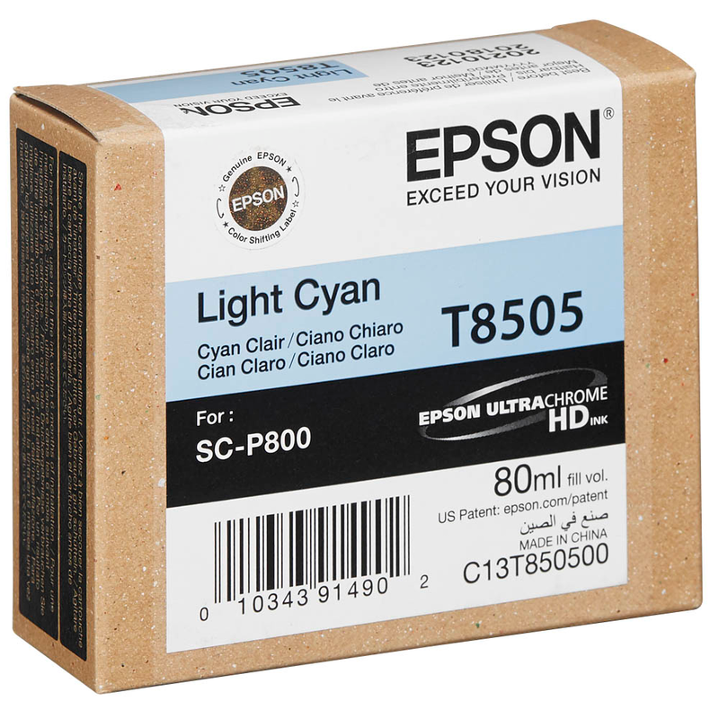 Epson Tintenpatrone cyan light (C13T850500, T8505)