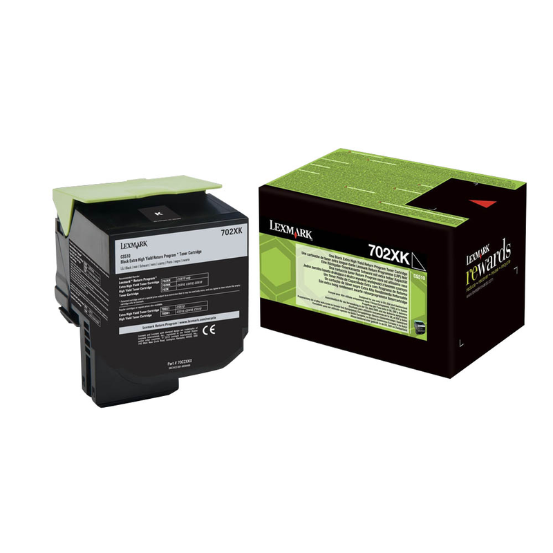 Lexmark Toner-Kit Return schwarz HC (70C2XK0)