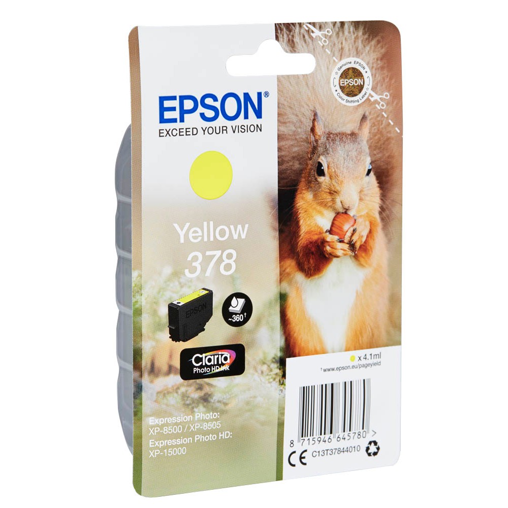 Epson 378 / C13T37844010 Tinte Yellow
