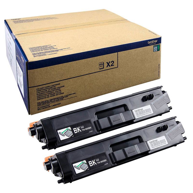 Brother Toner-Kit 2 x schwarz (TN-900BKTWIN)
