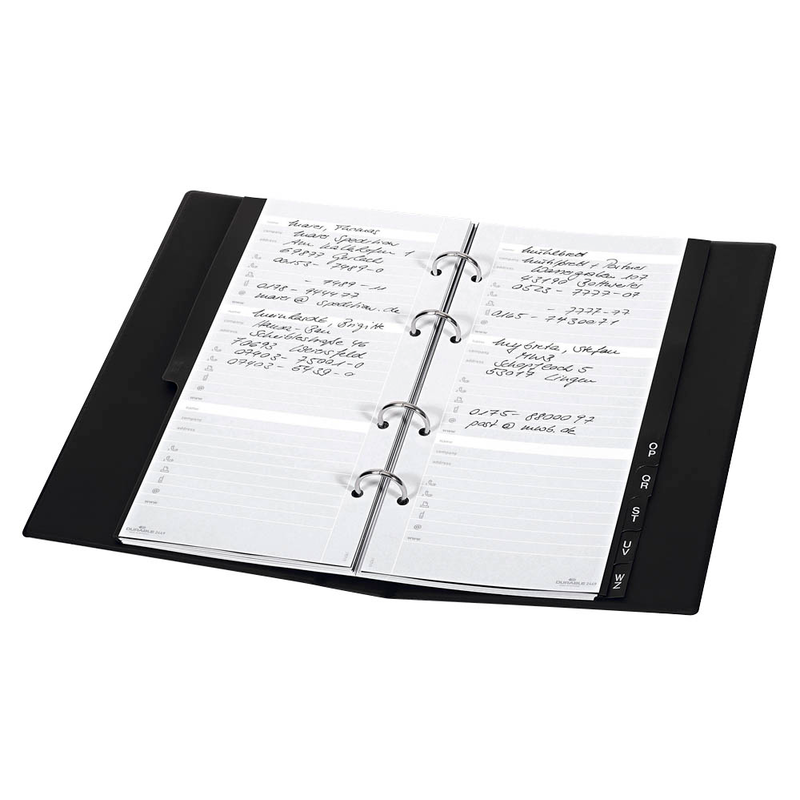DURABLE Adress-Ringbuch TELINDEX anthrazit, 1 St.