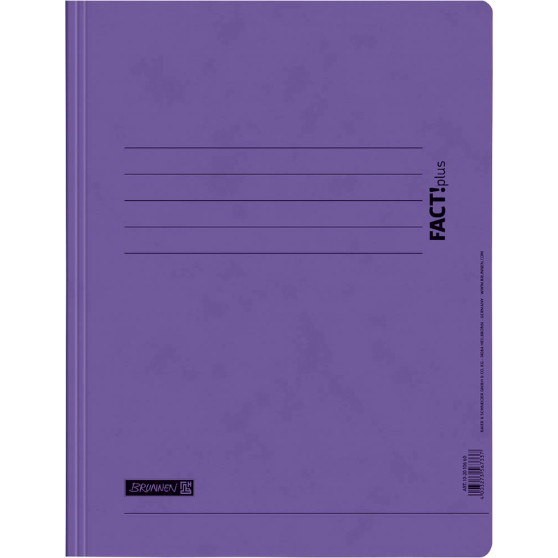 BRUNNEN Schnellhefter FACT!plus Karton violett DIN A4