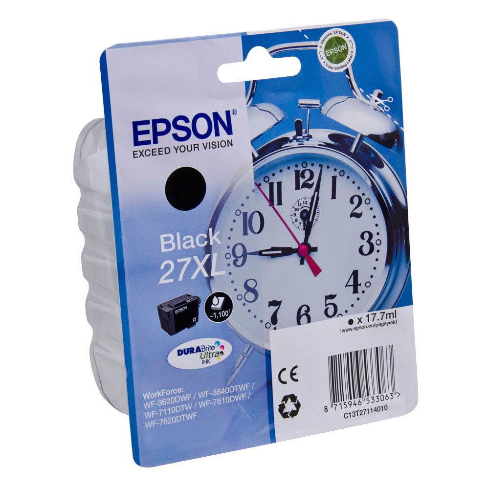 Epson 27 XL / C13T27114012 Tinte Black