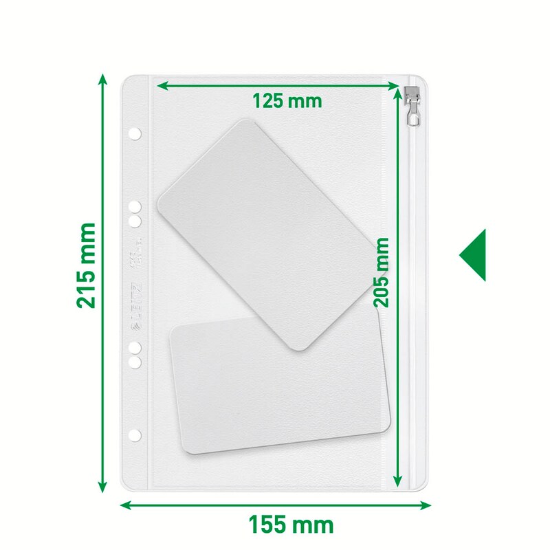 LEITZ Gleitverschlussbeutel 4045 transparent 0,20 mm, 5 St.