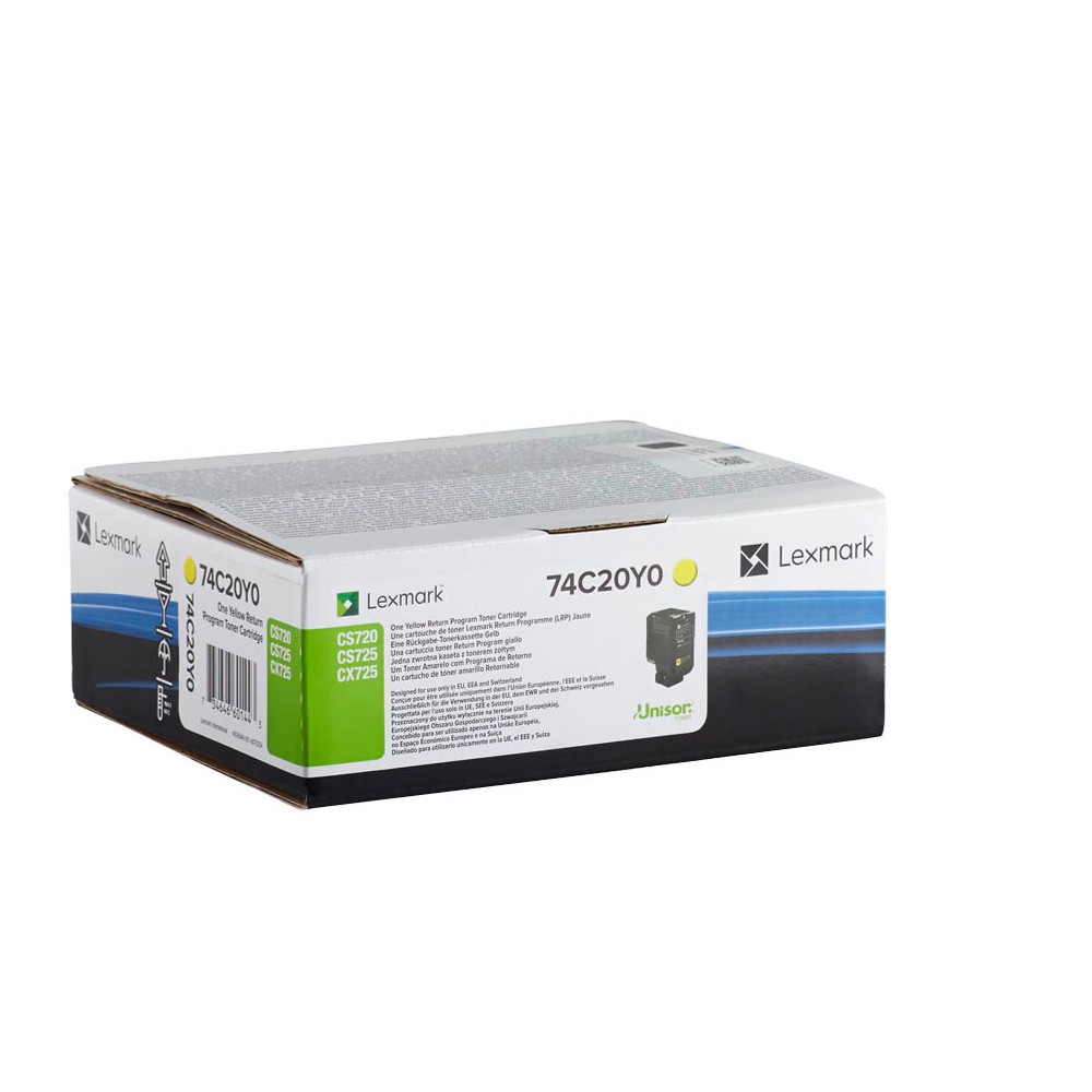 Lexmark 74C20Y0 Toner Yellow